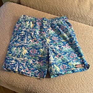Boys Vineyard Vines Colorful Patterned Swim Shorts